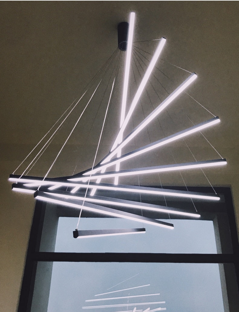 Ylk Black Luxury LED Chandelier