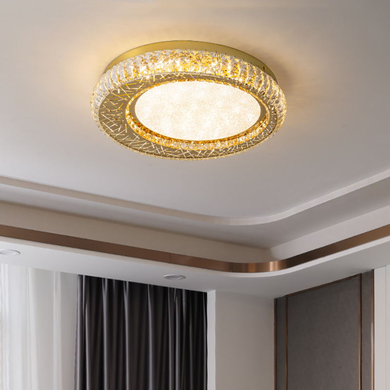 Ylk Luxury Gold Crystal Chandelier