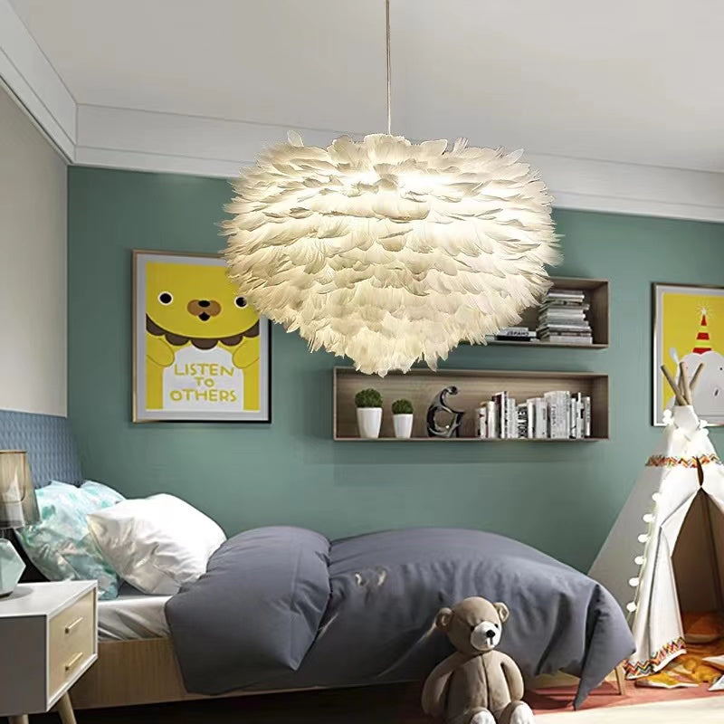 IIS Silki Feather Pendant Light Hanging Ceiling Light