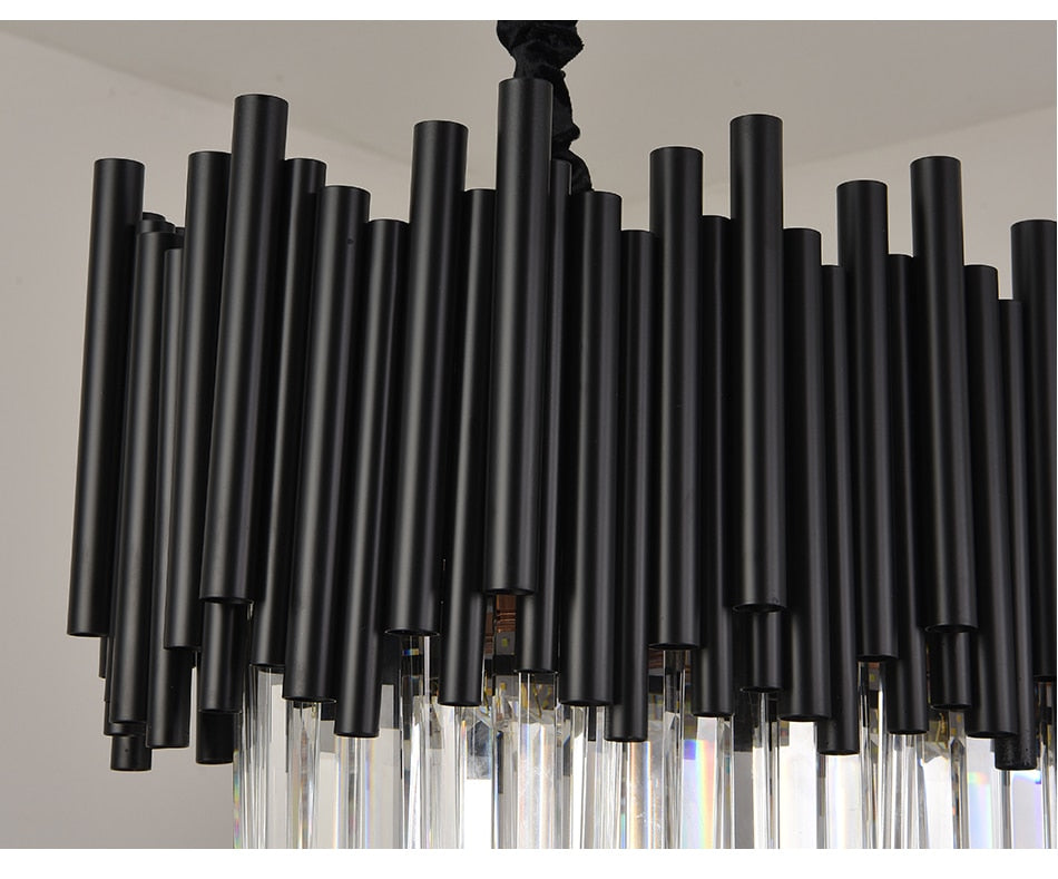 Ylk Modern Black Chandelier Light