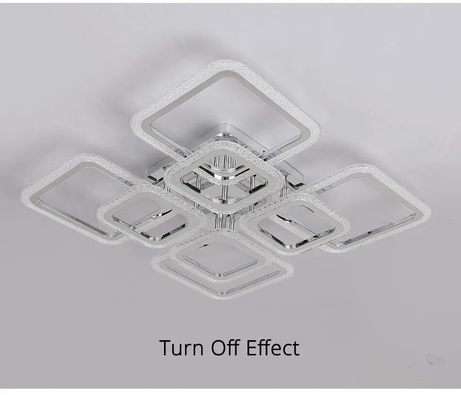 Qiyi Kaoli Chrome LED Chandelier