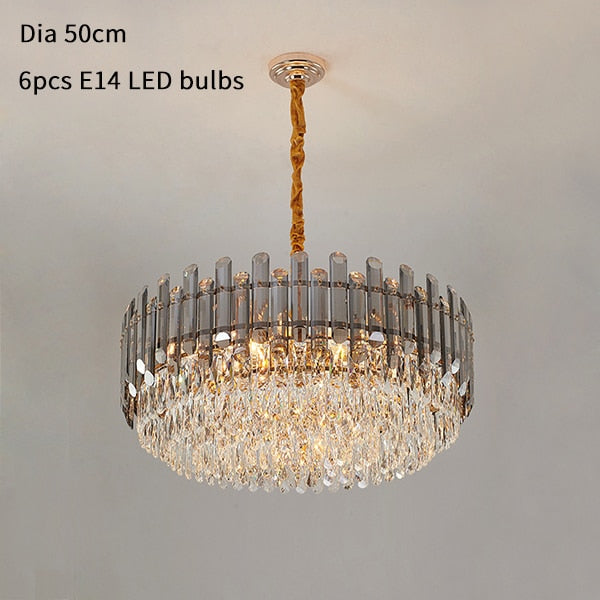 Ylk Demetrius Crystal Chandelier Luxe