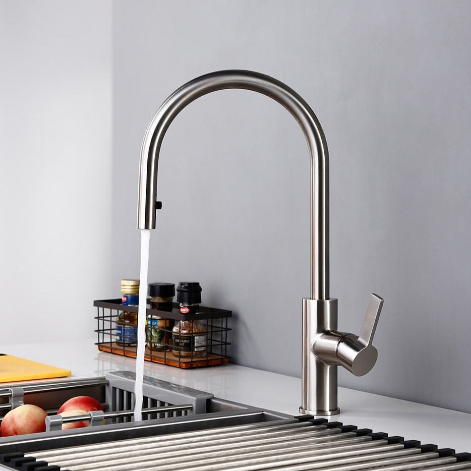 Sturla - Silver Kitchen Faucet