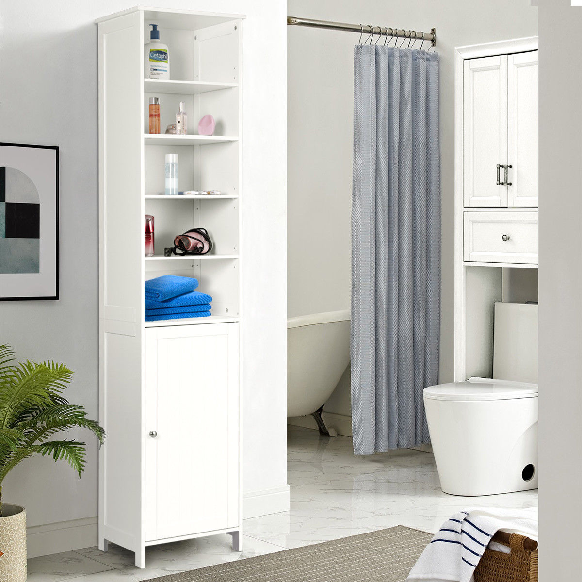 Ebbe - Tall Bathroom Cabinets Bathroom Storage Cabinets