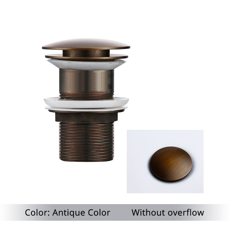Mirja - Bathroom Sink Drain Pop Up Drain Bathroom Sink Stopper