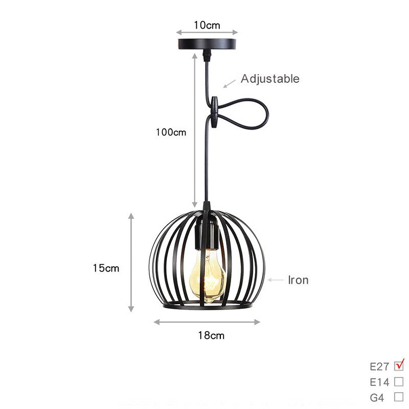 LYF 20-styles Daire Modern industrial style American retro country Pendant Lamp