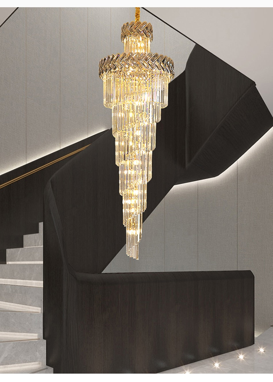 Ylk Tahlia Luxury Staircase Chandelier