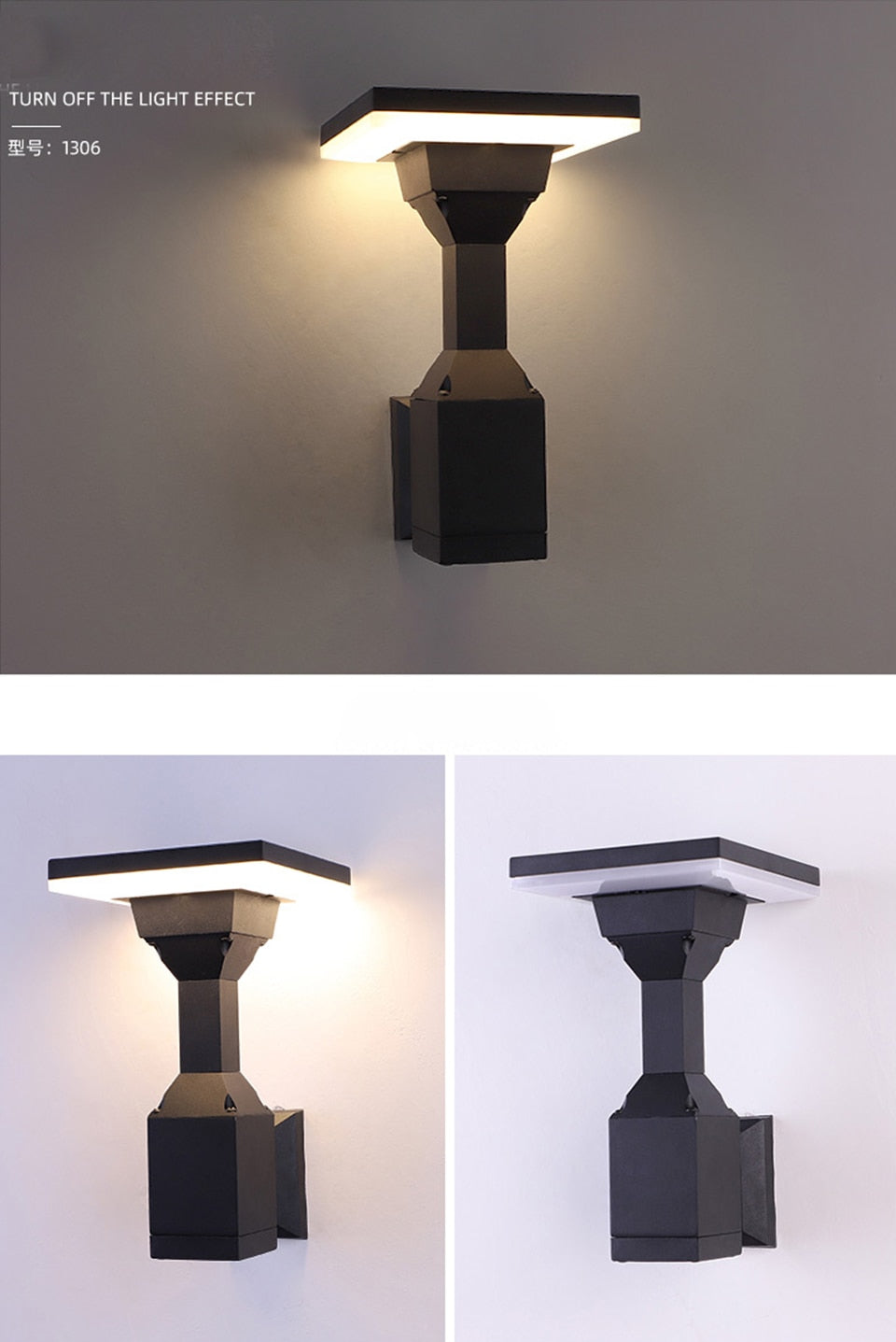 IIS 4-Model LED Outdoor Wall Lamp Creative Balcony Courtyard IP65 waterproof  lighting