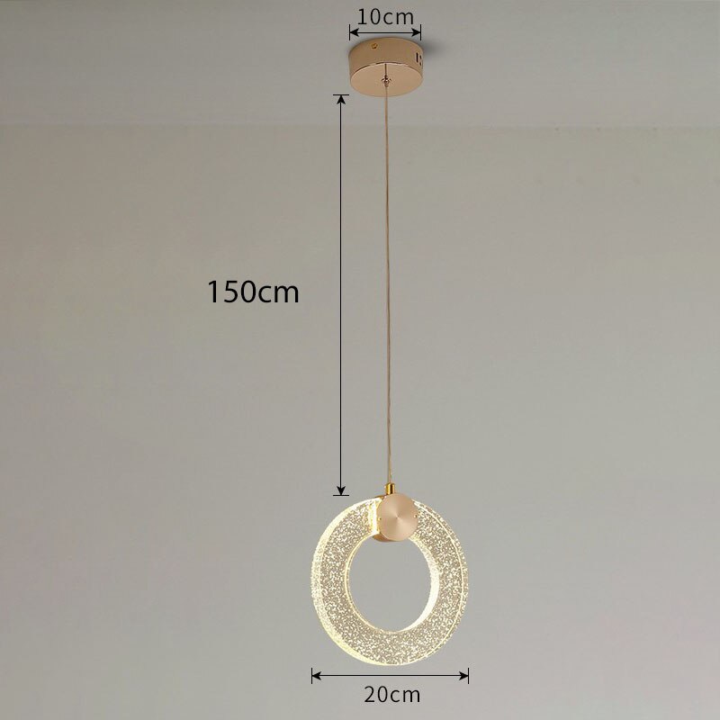 LYF Desdemona Crystal LED Pendant Light