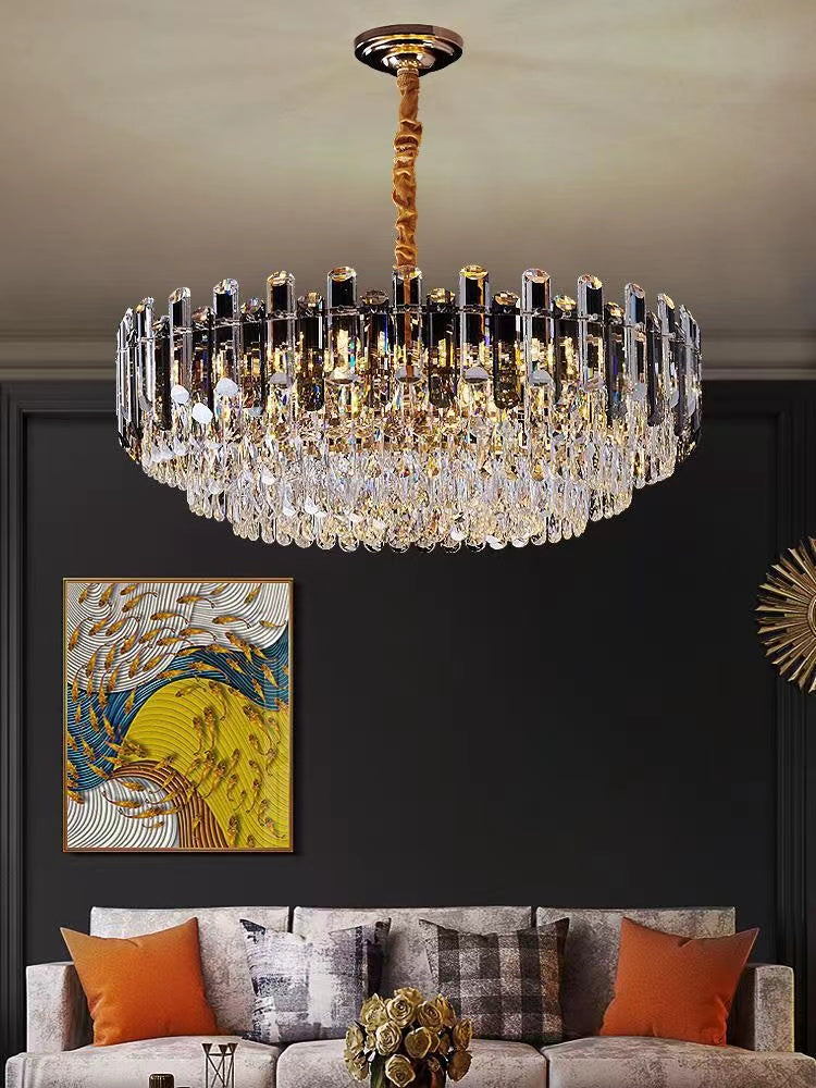 Ylk Demetrius Crystal Chandelier Luxe