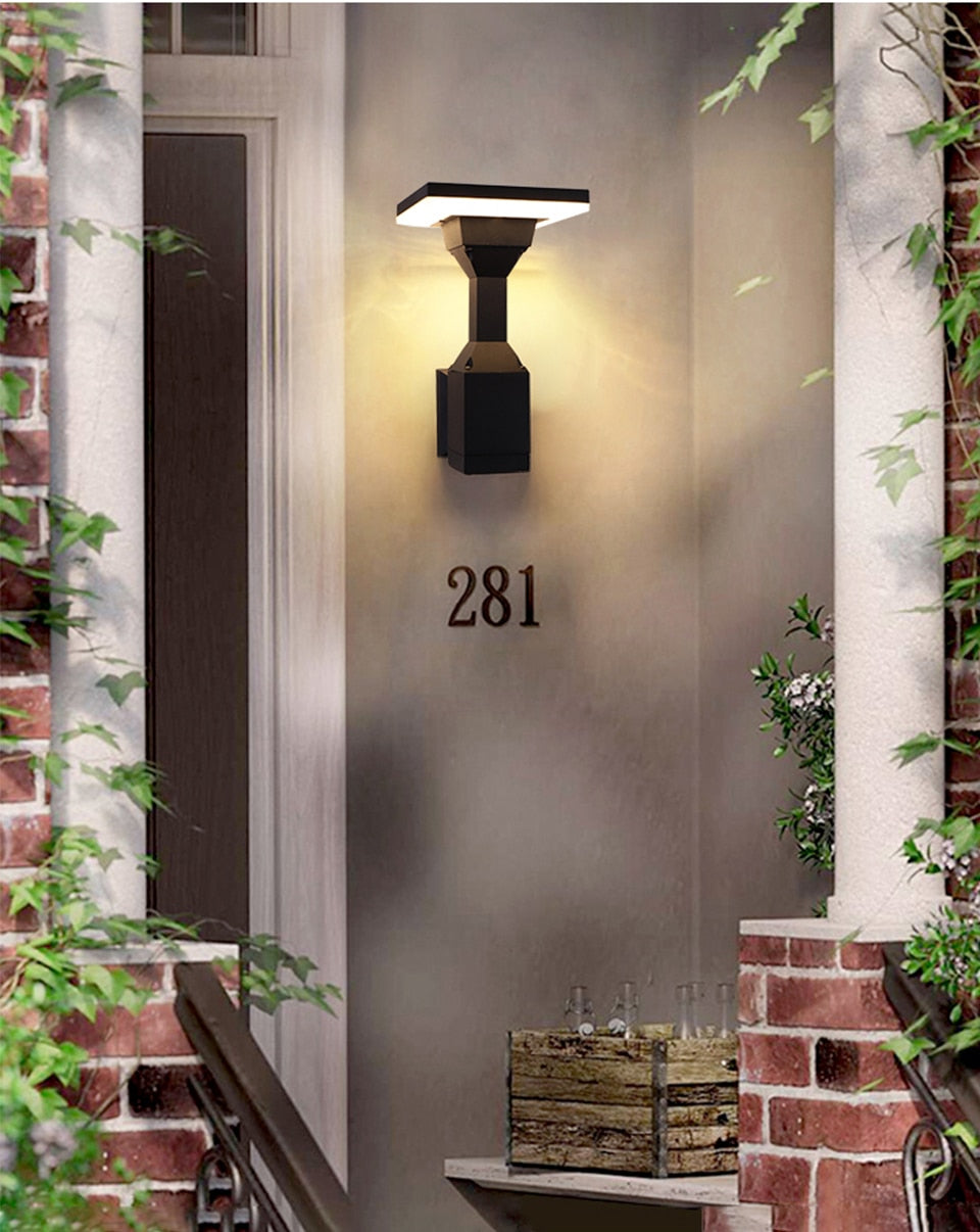 IIS 4-Model LED Outdoor Wall Lamp Creative Balcony Courtyard IP65 waterproof  lighting