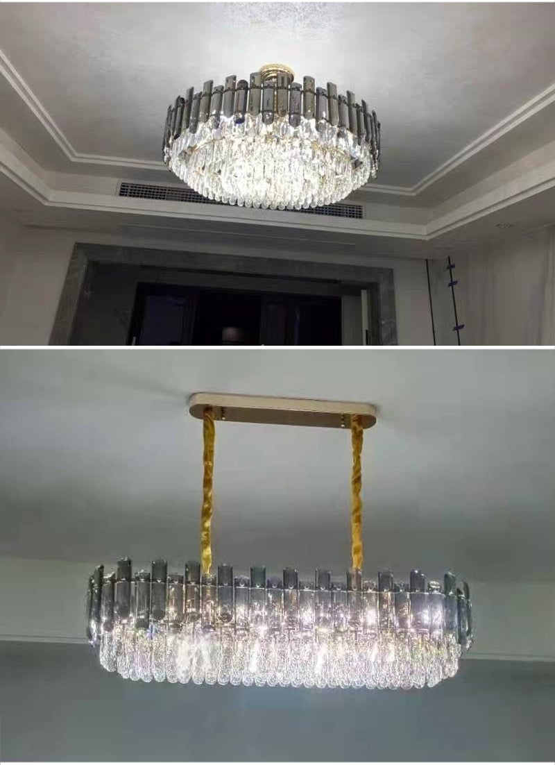 Ylk Demetrius Crystal Chandelier Luxe