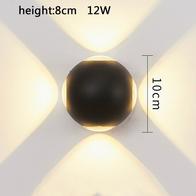 Won Chrysanthe Garden Waterproof Sconces