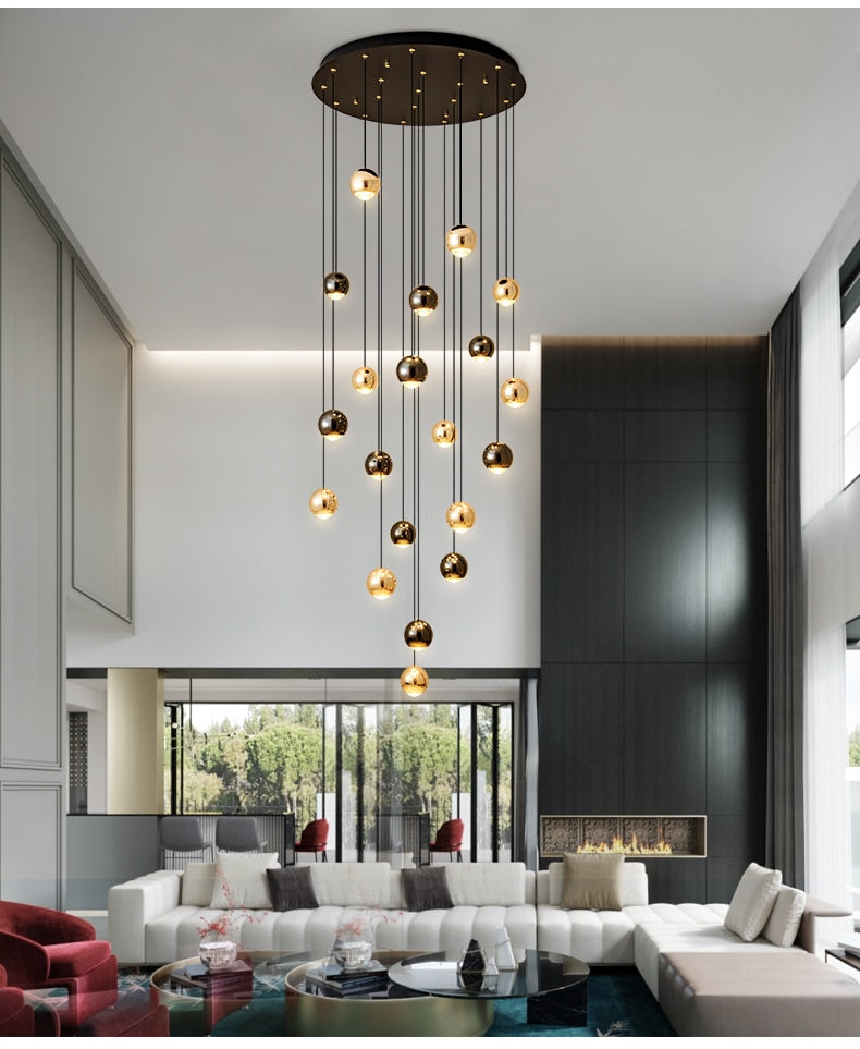 APEX Modern Luxury Glossy Ball Droplight Deco Lighting