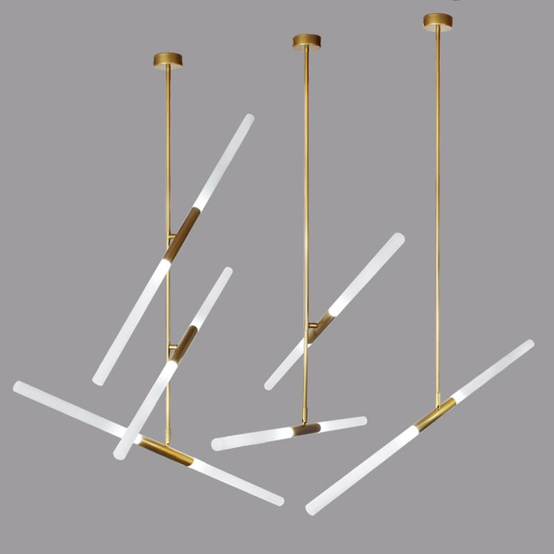 Ylk Agua Modern Gold LED Chandelier