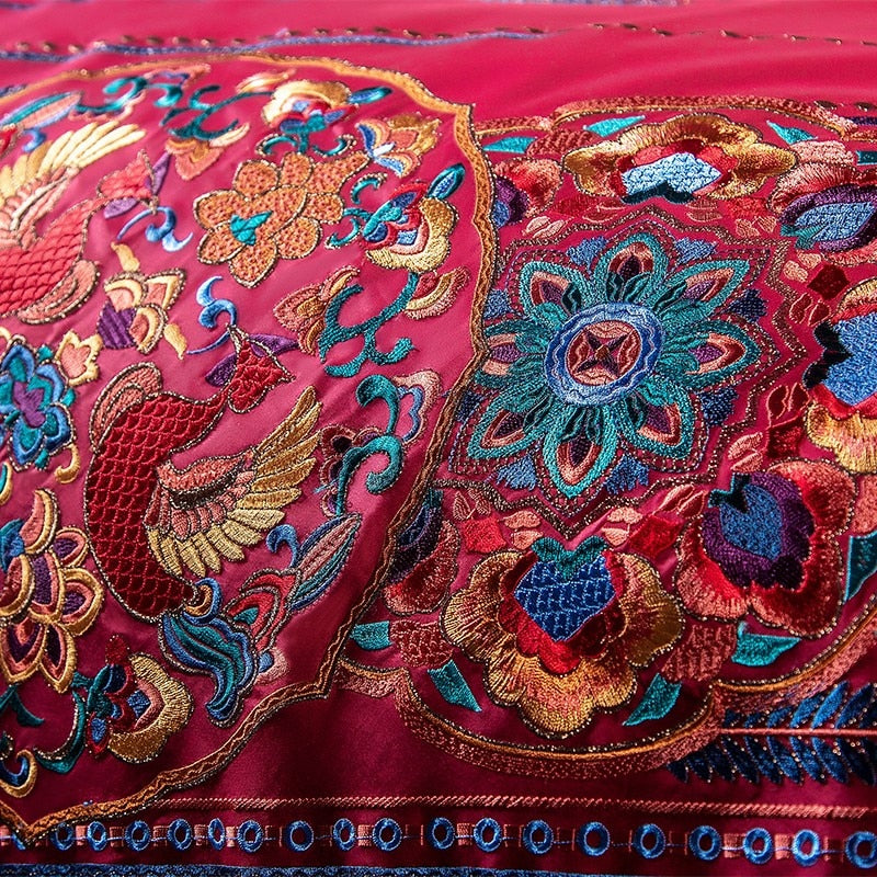 Clennet Luxury Egyptian Cotton Embroidery Bedding Set