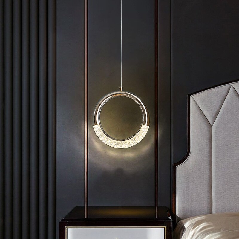 Lyf Moon And Circle Pendant Light