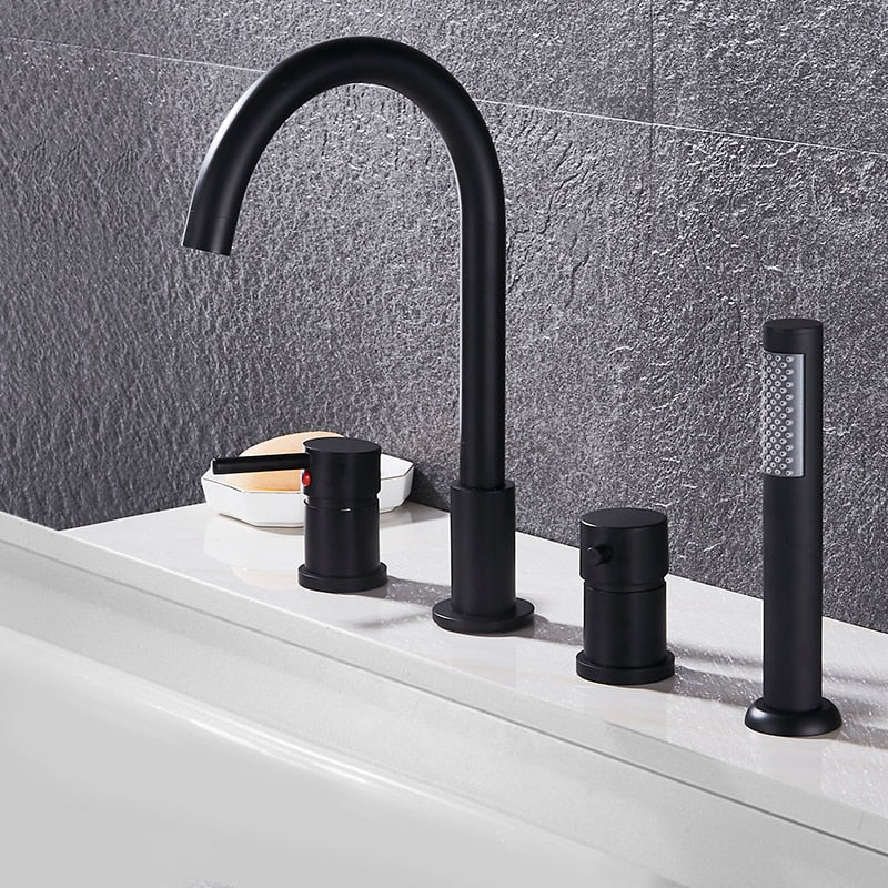 Katen - Modern Bathtub Faucet Deck Mount Tub Faucet