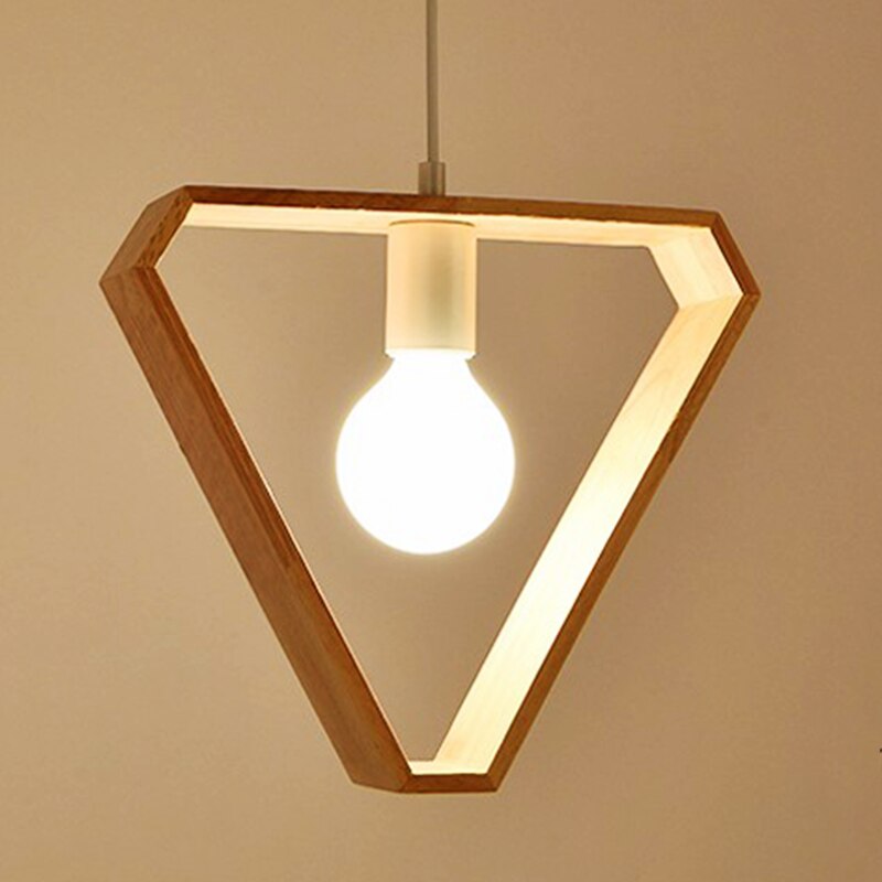 LYF 3-styles Nordic Pendant Creative Wooden Light