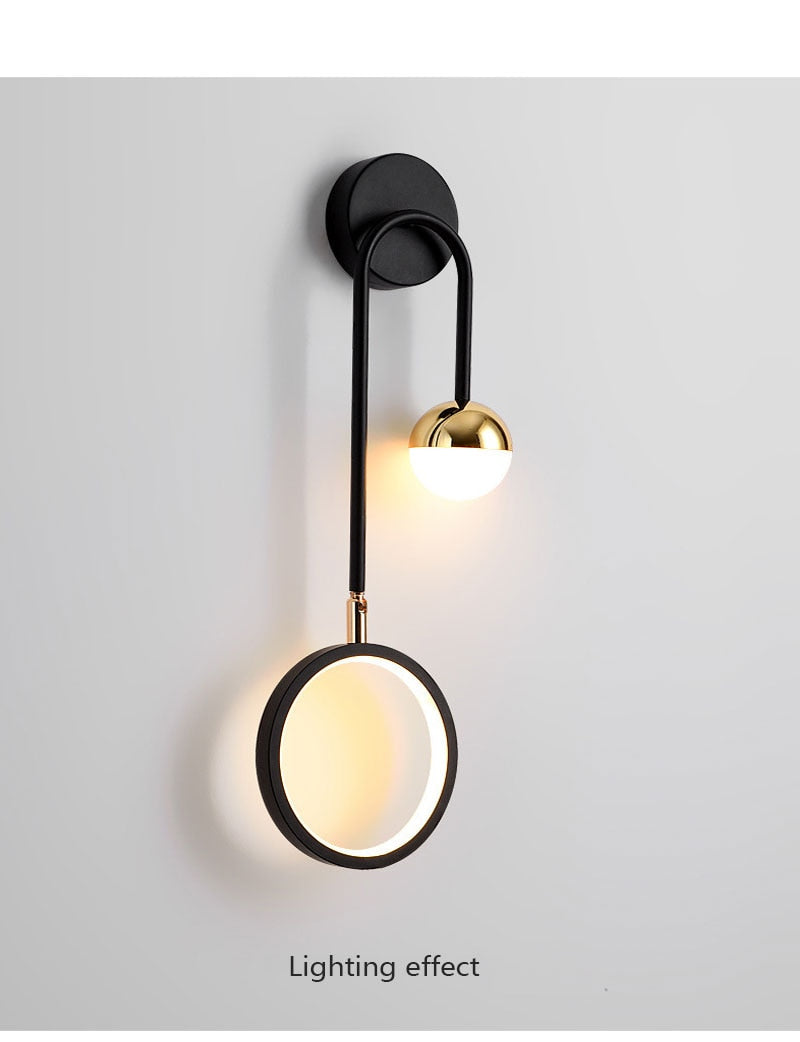 GRN Creative Nordic Modern Minimalist Bedroom Bedside Lamp