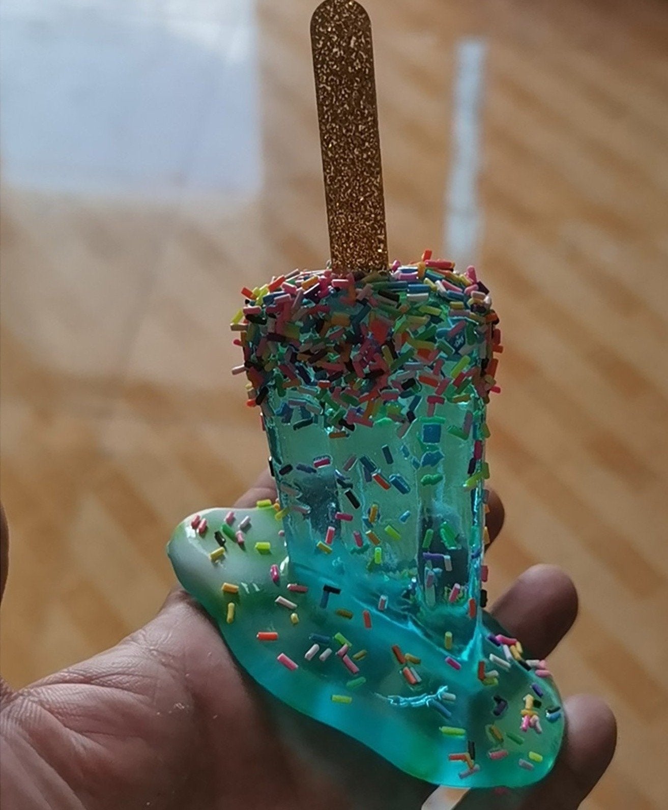 Melting Artisan Melting Popsicle Sculpture