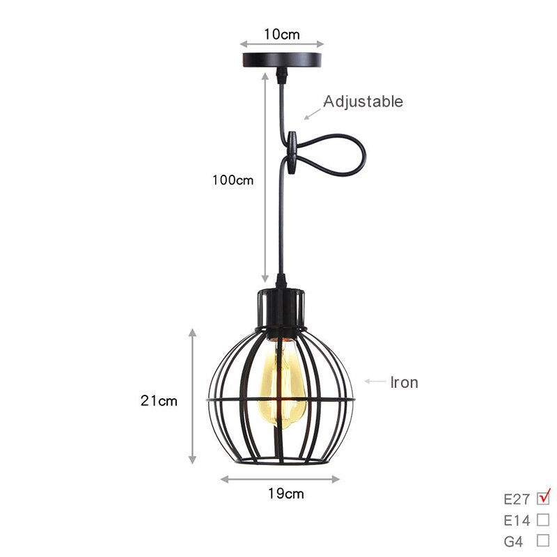 LYF 20-styles Daire Modern industrial style American retro country Pendant Lamp