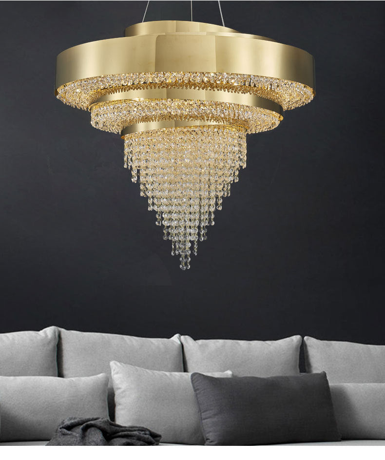 Ylk Modern Crystal Chandelier Light