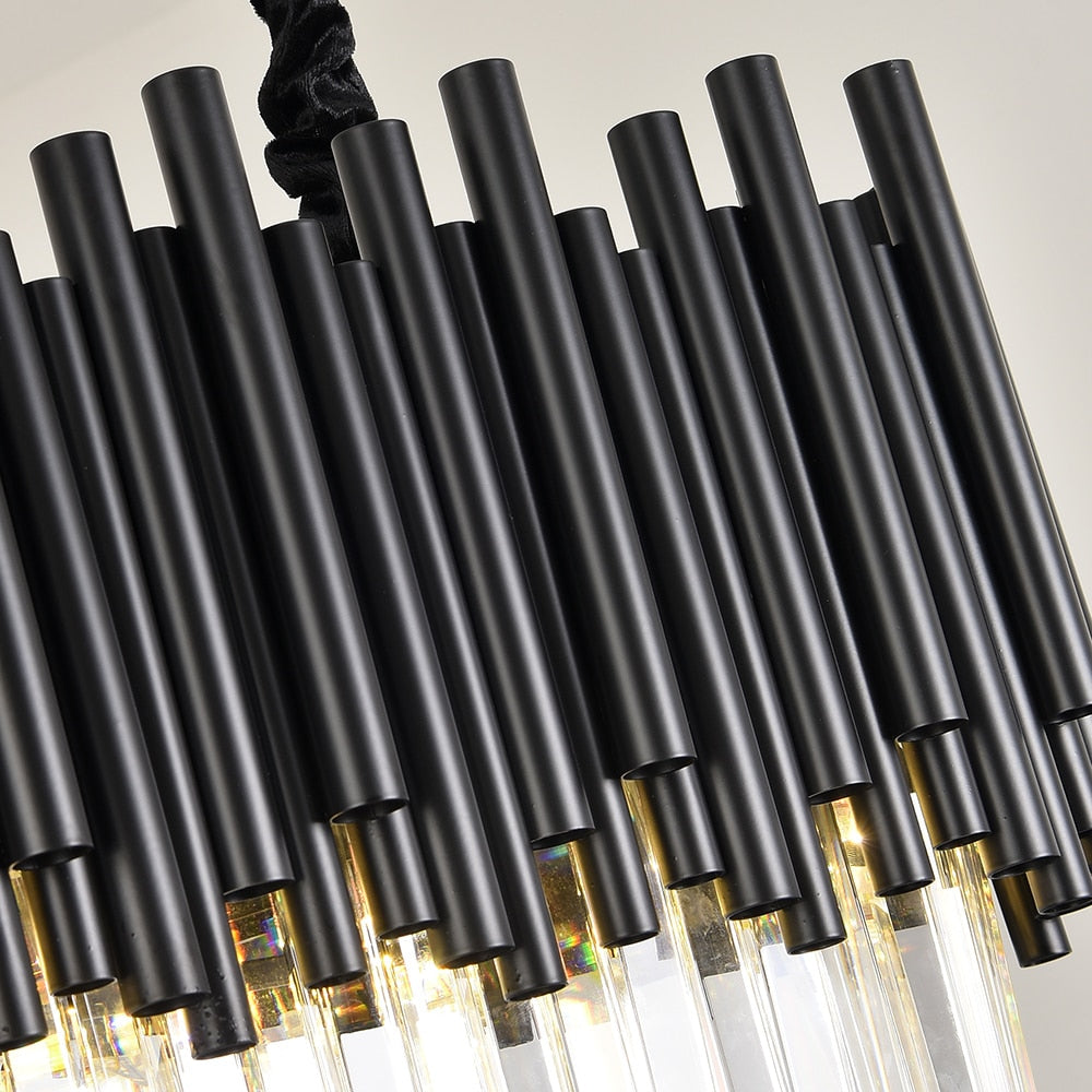 Ylk Modern Black Chandelier Light