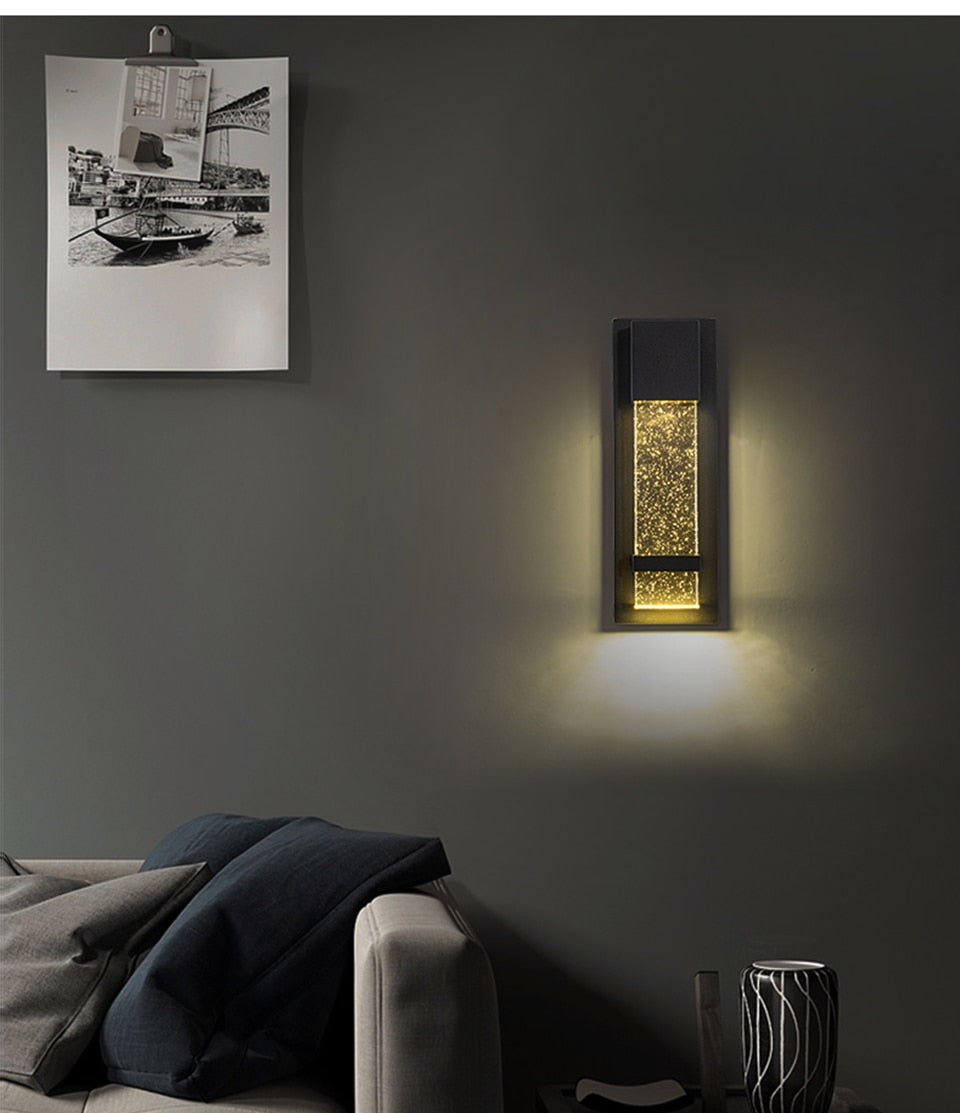 IIS New Led wall lamp PIR motion sensor outdoor IP65 waterproof