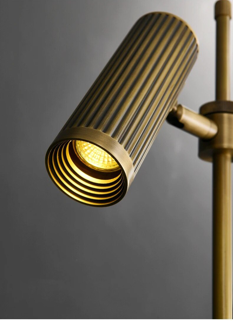 MH - All Copper Minimalist Vintage LED Table Lamp