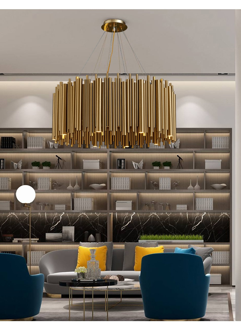 Ylk Aiden Luxury Gold Chandelier