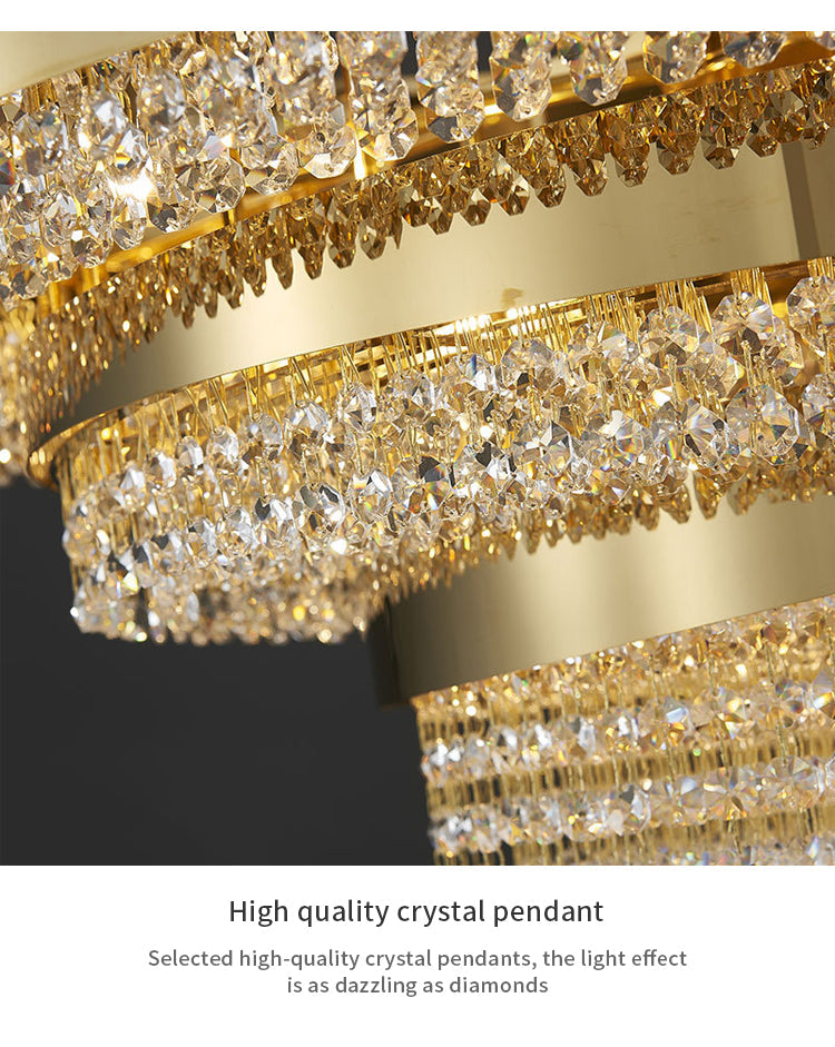 Ylk Darius Crystal Chandelier Light