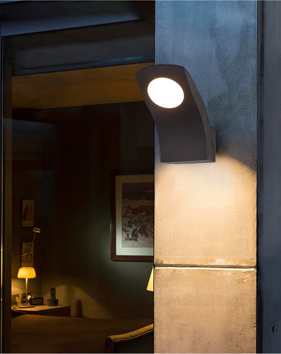 IIS 4-Model LED Outdoor Wall Lamp Creative Balcony Courtyard IP65 waterproof  lighting