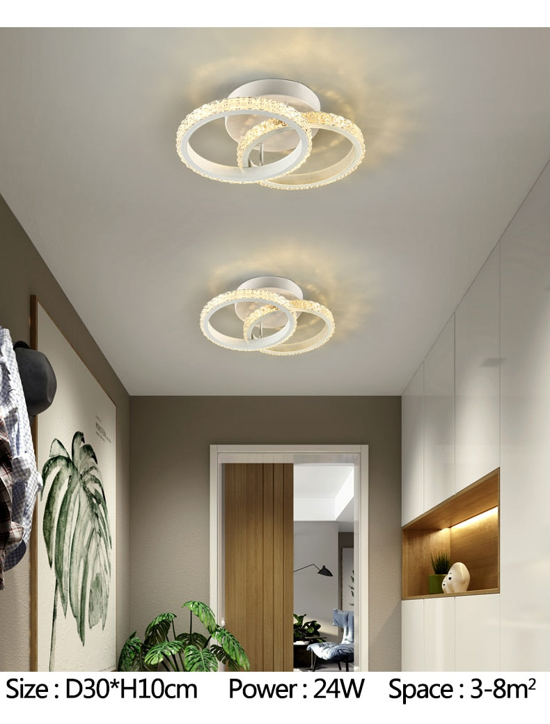 SERA Vanin - Round Square Modern Ceiling Light