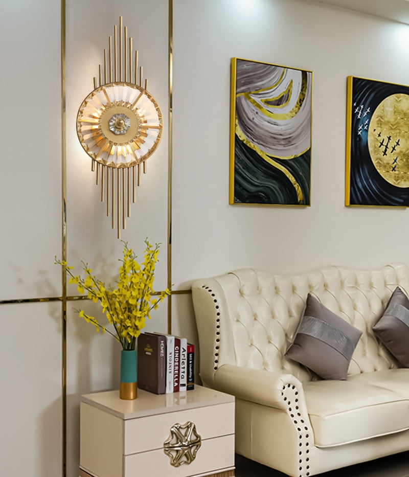 Ylk Adar Modern Gold Sconce