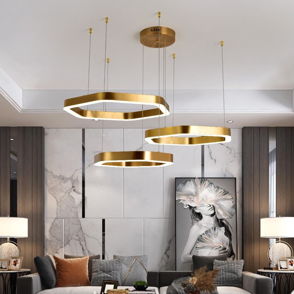 Ylk Polygon Design Luxe Chandelier