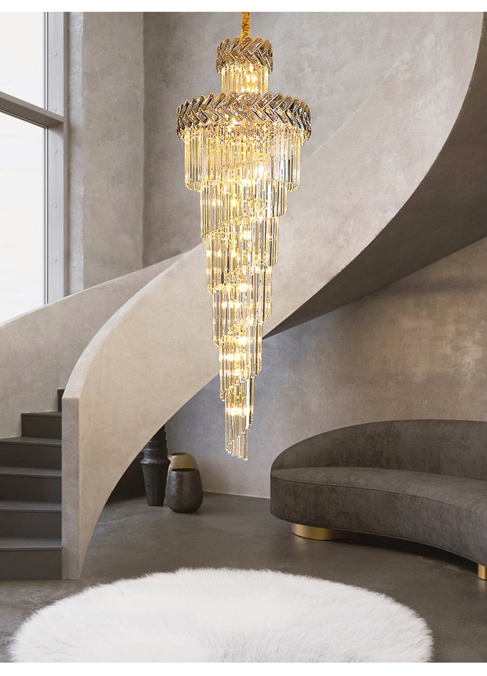 Ylk Tahlia Luxury Staircase Chandelier