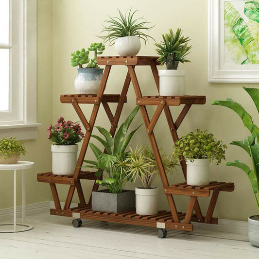 Madicken - Tiered Plant Stand Plant Shelf Indoor & Outdoor Plant Shelf Flower Stand