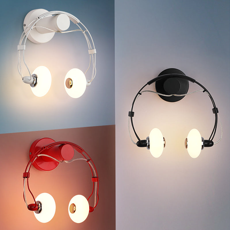 Won Creative Earphone Shape Wall Lamp
