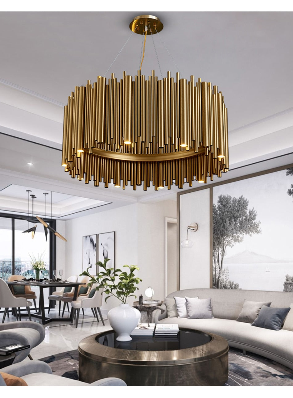 Ylk Aiden Luxury Gold Chandelier