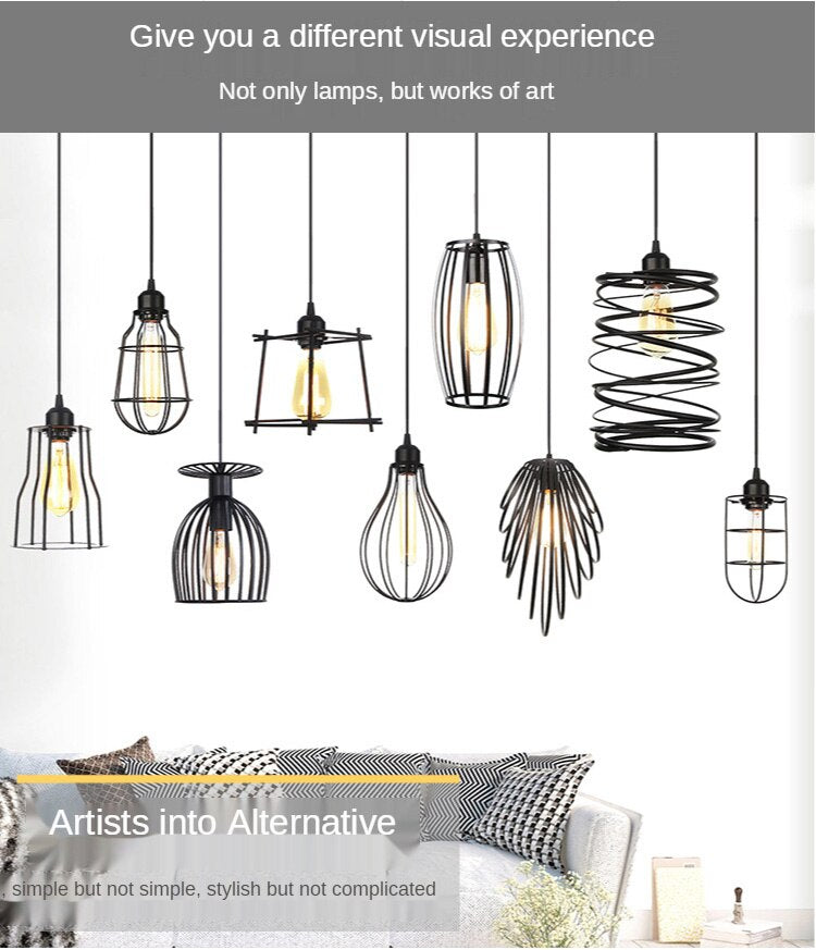 LYF 20-styles Daire Modern industrial style American retro country Pendant Lamp