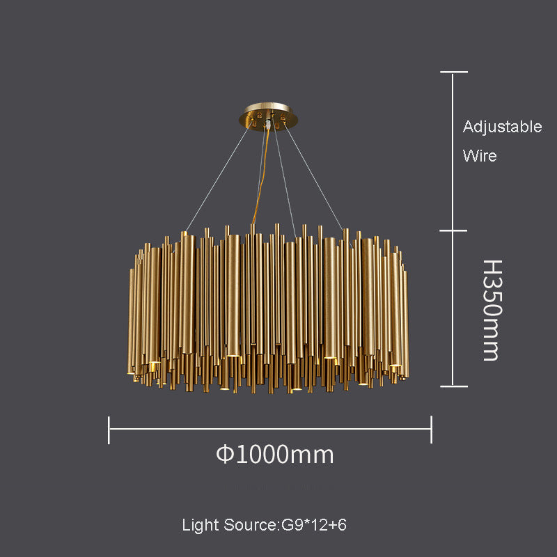 Ylk Aiden Luxury Gold Chandelier