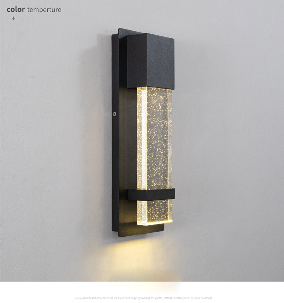 IIS New Led wall lamp PIR motion sensor outdoor IP65 waterproof