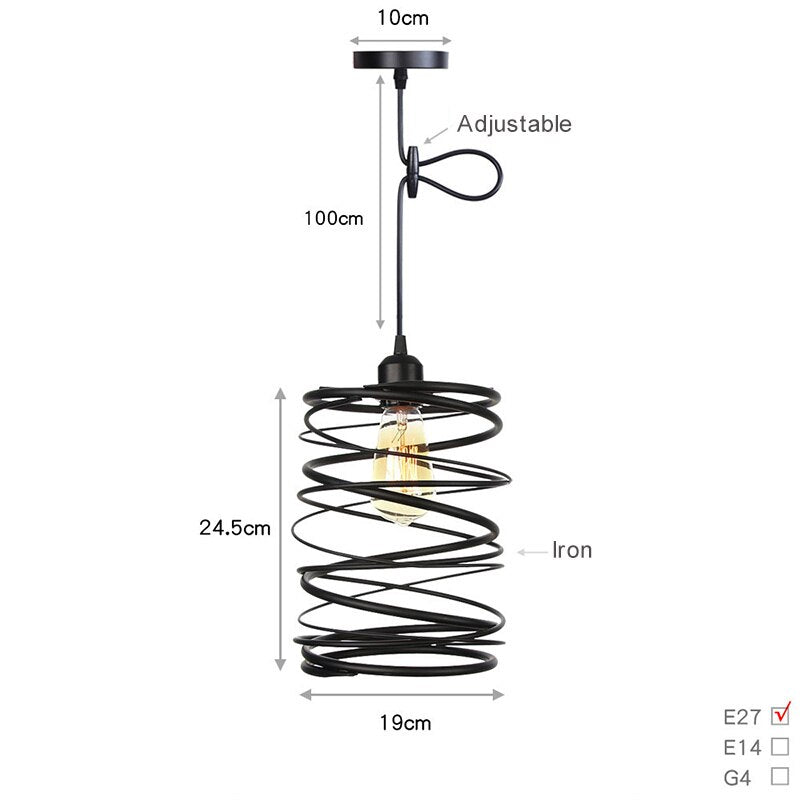 LYF 20-styles Daire Modern industrial style American retro country Pendant Lamp