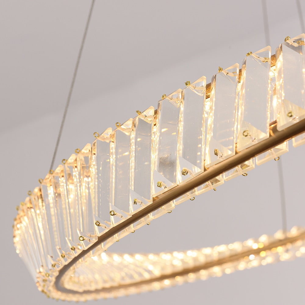 Ylk Mobius Ring Crystal Lamp