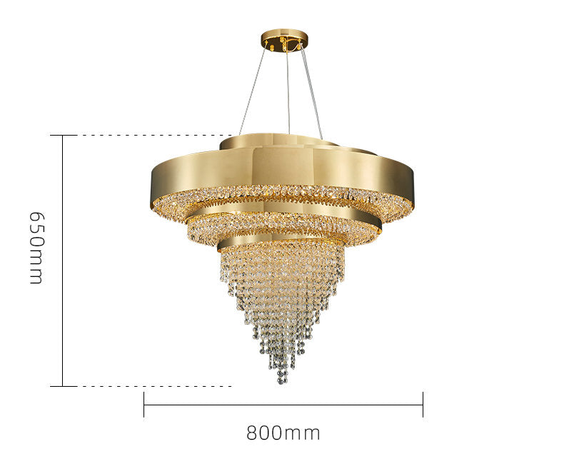Ylk Modern Crystal Chandelier Light