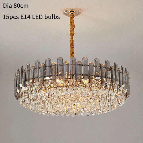 Ylk Demetrius Crystal Chandelier Luxe