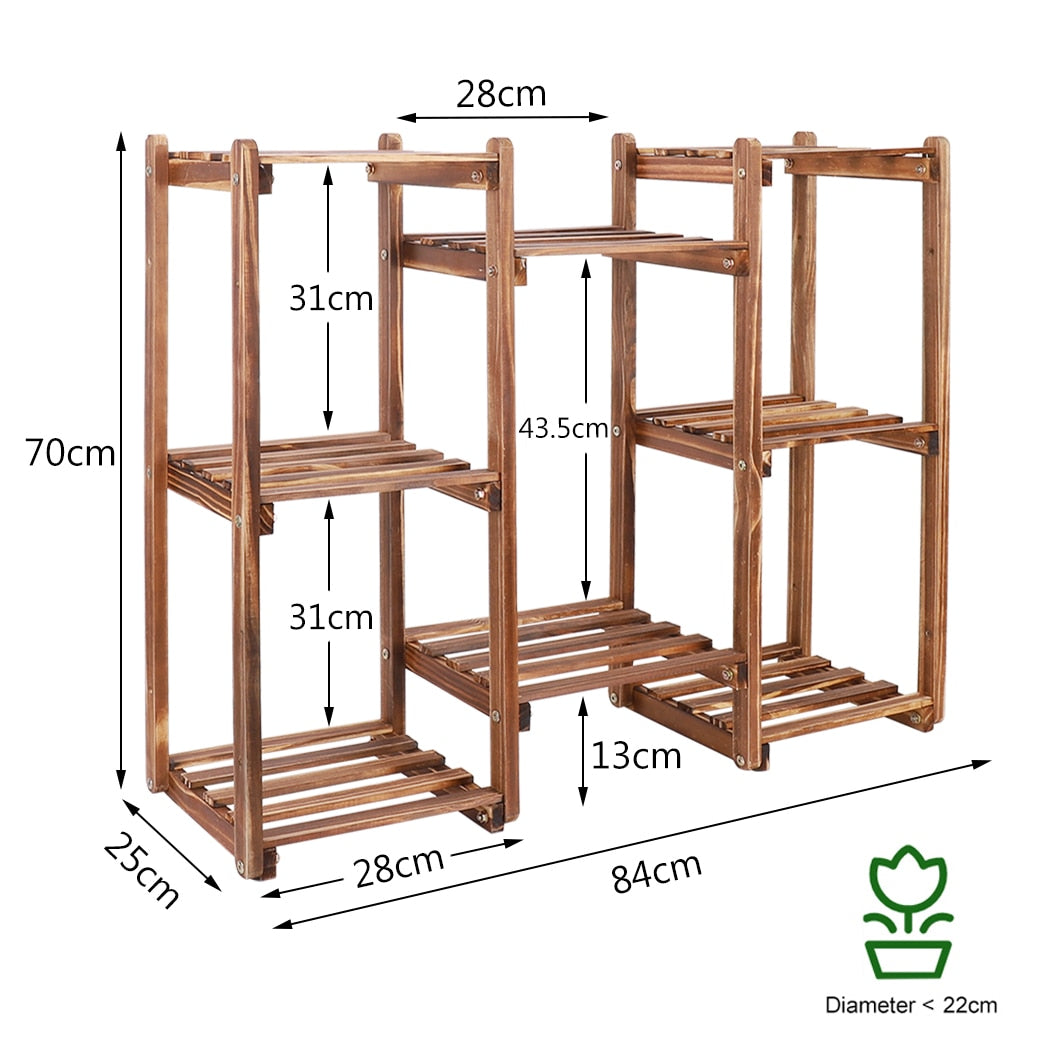 Ingri - Tiered Plant Stand Plant Shelf Indoor & Outdoor Plant Shelf Flower Stand