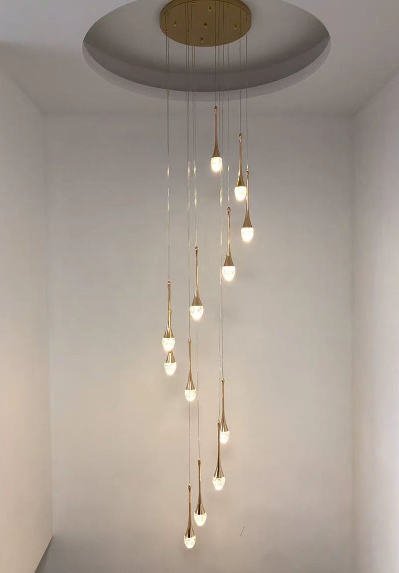 Ylk Water-Drop LED Chandelier