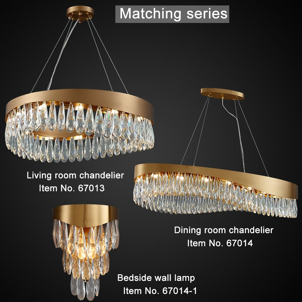 Ylk Luna Crystal Chandelier Light